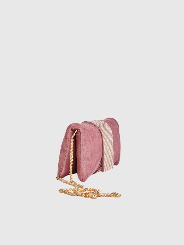 Ethnic - Mauve Diamond Pouch/Sling Bag