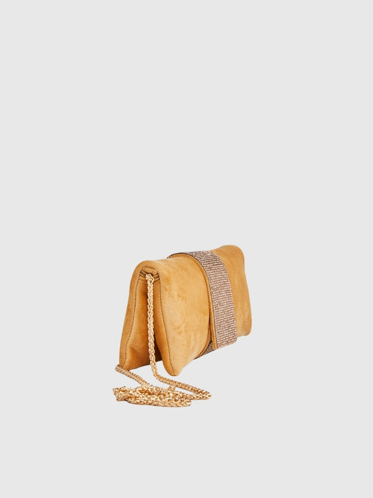 Ethnic - Beige Diamond Pouch/Sling Bag